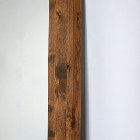 Arlia Full Length Woodgrain Floor Mirror