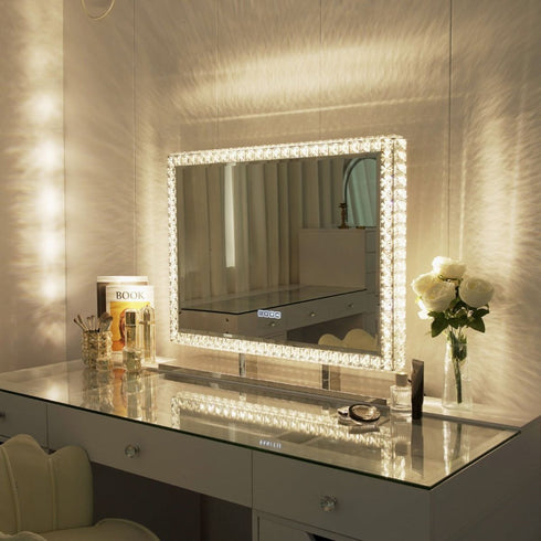Wilgara Crystal Diamond LED Vanity Mirror