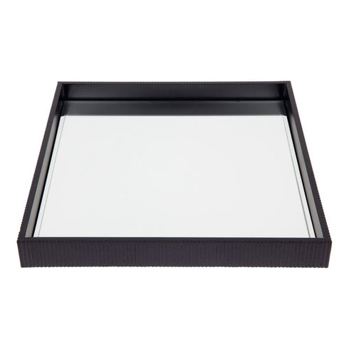 Milos Mirrored Tray Black