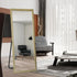 Olegas Full Length Wall Mirror - Modern Champagne Frame Floor Mirror