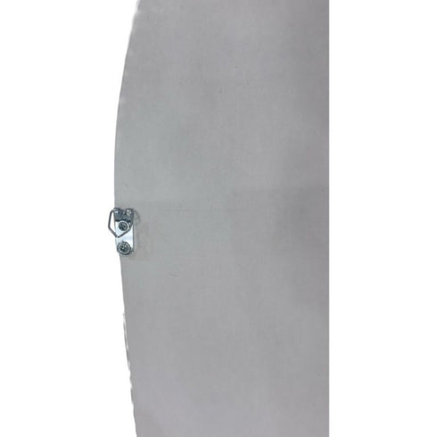 Brent Light Brown Oval Wall Mirror