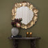 Haidee Gold Round Wall Mirror