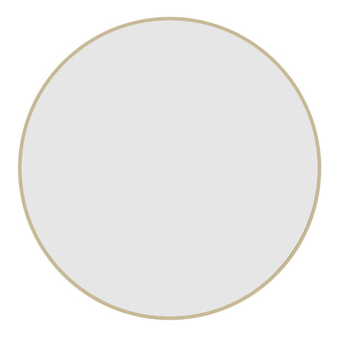 Cecilia Gold Round Wall Mirror