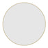 Cecilia Gold Round Wall Mirror