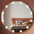 Criselain 3 Color Modes LED Round Vanity Wall Mirror