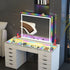Waru Hollywood Vanity Mirror with RGB & Bluetooth Speaker