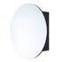 Militon Bathroom Round Black Mirror Cabinet