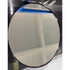 Elun Black Round Wall Mirror