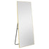 Navi full length gold standing mirror with slim aluminium frame