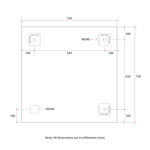 Montana Rectangle Bevel Edge Bathroom Wall Mirror