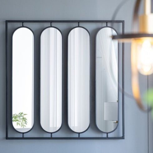 Cassian Black Wall Mirror