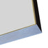 Raelene Rectangular Aluminium Framed Brushed Nickel Bathroom Mirror