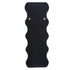 back of Auren Wavy Teddy Velvet Full Length Black Wall Mirror