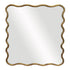 Kyle Antique Gold Square Wall Mirror