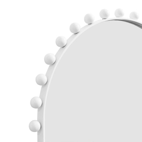 Giorgio Arch White Wall Mirror