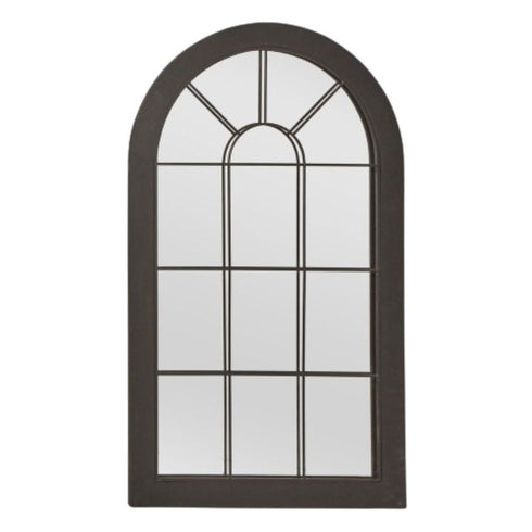 Cathy Arched Black Wall Mirror