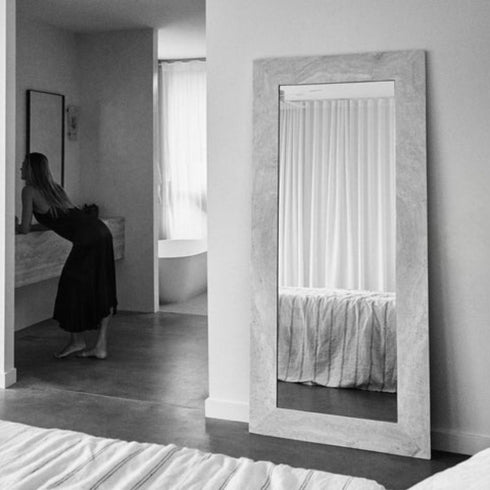 Mallee Large Natural Stone Mirror