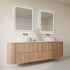 Taylor Anti-Fog Frontlit & Backlit LED Bathroom Mirror - Brushed Gunmetal Frame with Optional Bluetooth Speaker