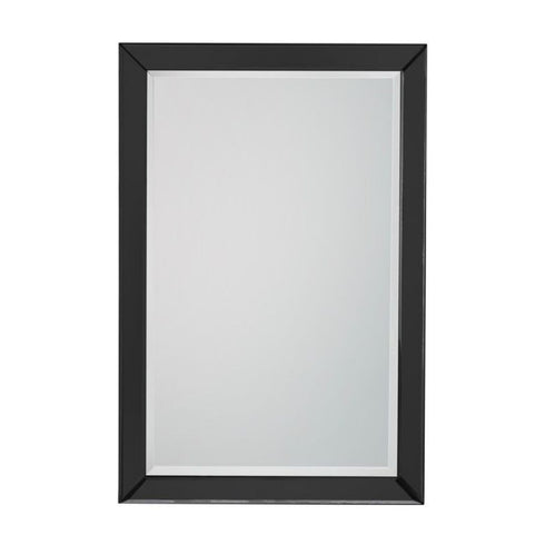 Leah Rectangle Black Wall Mirror