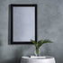 Leah Rectangle Black Wall Mirror