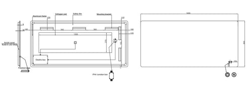 Salvatore Rectangle Antifog 3 Colour LED Backlit Bathroom Mirror With Optional Bluetooth