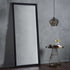 Leah Rectangle Black Wall Mirror