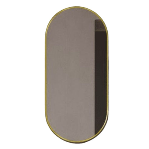 Karla Oval Gold Wall Mirror