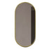 Karla Oval Gold Wall Mirror