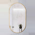 Karla Oval Gold Wall Mirror