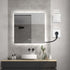 Lorne Frameless Backlit LED Square Bathroom Mirror