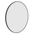 Cecilia Black Round Wall Mirror