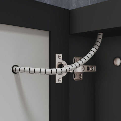 Arisanta Anti-fog LED Bathroom Cabinet With Glass Shelves