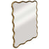 Kyle Antique Gold Square Wall Mirror