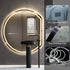 Wategos Crescent Shape Right Cut Moon Frontlit Frosted LED Bathroom Mirror
