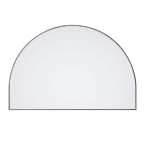 Apsel Arch Brushed Nickel Wall Mirror