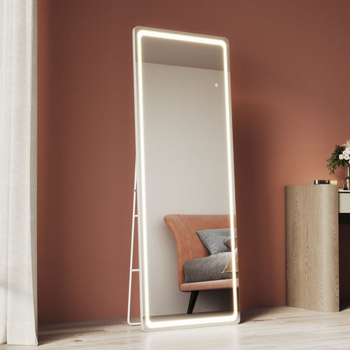 Caio 3 Lighting Modes Full-length LED Standing Mirror with Memory Function