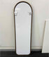 Moreton Arched Walnut Wood Full Length Wall Mirror
