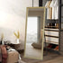 Olegas Full Length Wall Mirror - Modern Champagne Frame Floor Mirror