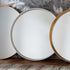 Hank White Round Wall Mirror