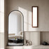 Hawthorn Arched Aluminium Black Frame Wall Mirror - Full Length Standing Mirror
