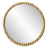 Brielle Round Wall Mirror Gold