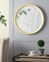 Round Mirror Mango Cream 50cm