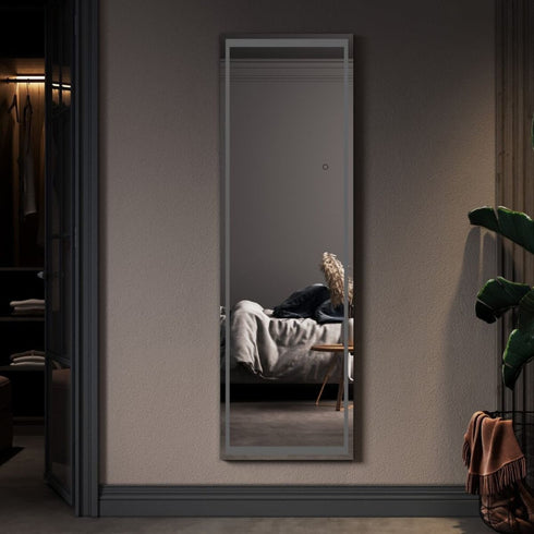 Ryenne Full Length 3 Color LED Dressing Wall Mounted/Standing Mirror