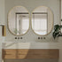 Karla Oval Gold Wall Mirror