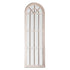 Cronus Arch Antique White Wall Mirror