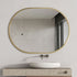 Karla Oval Gold Wall Mirror
