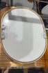Karla Oval Gold Wall Mirror