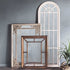Cronus Arch Antique White Wall Mirror