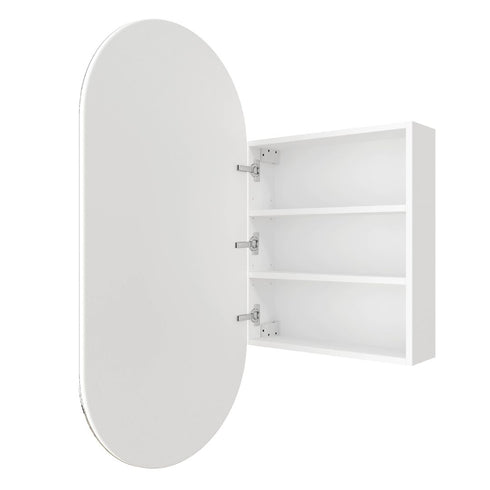 Lincoln Pill White Mirror Cabinet