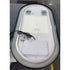 Daria Oval Frosted Edge LED Black Wall Mirror